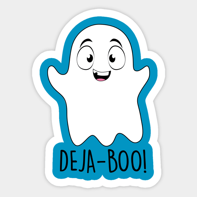 Deja-Boo Sticker by NotSoGoodStudio